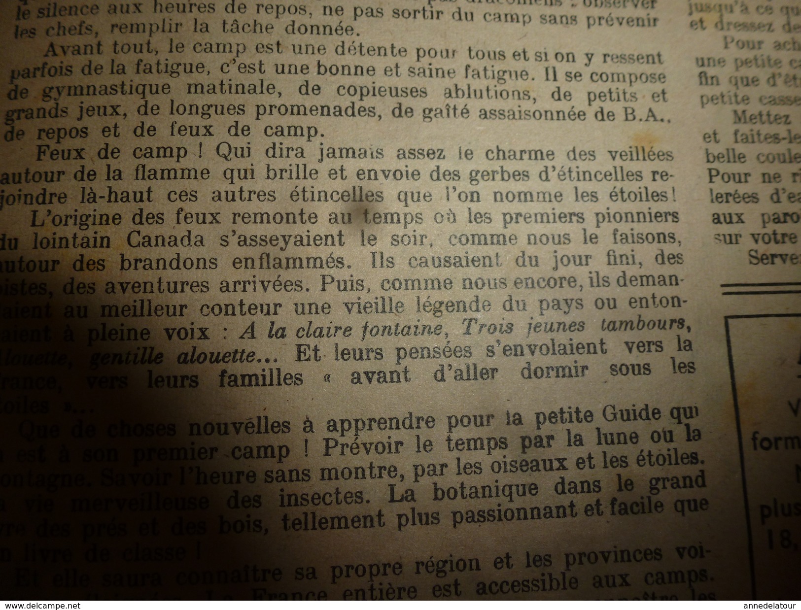 1947 LSDS  La Discipline Dans Les CAMPS Des Guides Des SCOUTS De FRANCE;Lugubre Affaire Entre Deux Châteaux Du CANIGOU - La Semaine De Suzette