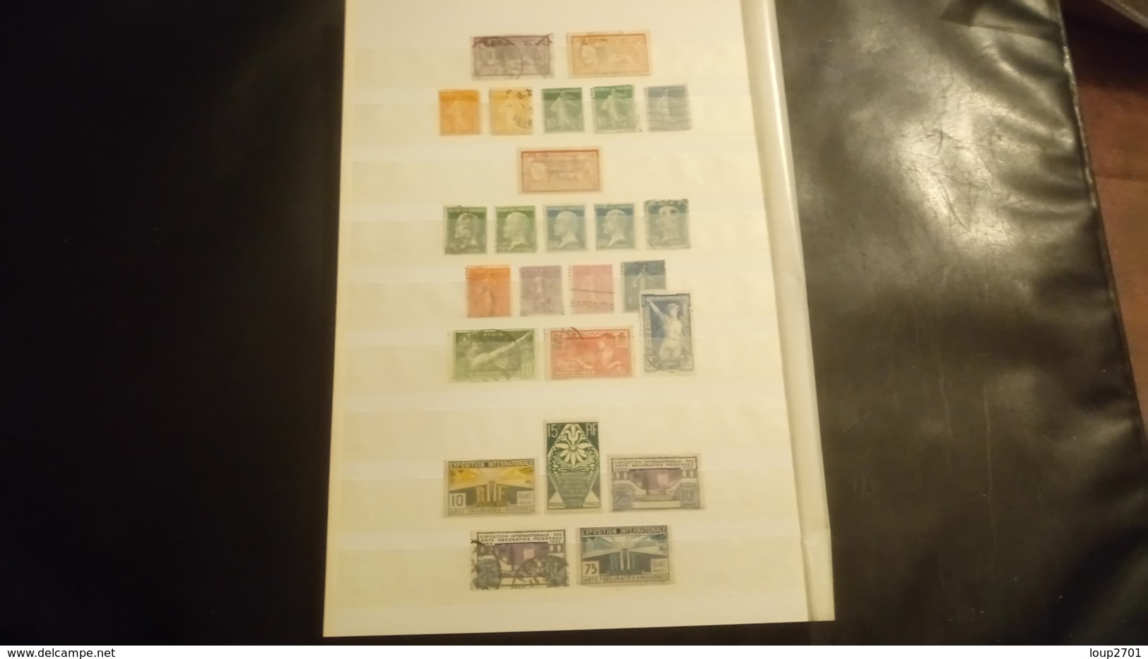 F0520 LOT FEUILLES FRANCE TOUS ETATS A TRIER BELLE COTE DÉPART 10€ - Collections (en Albums)