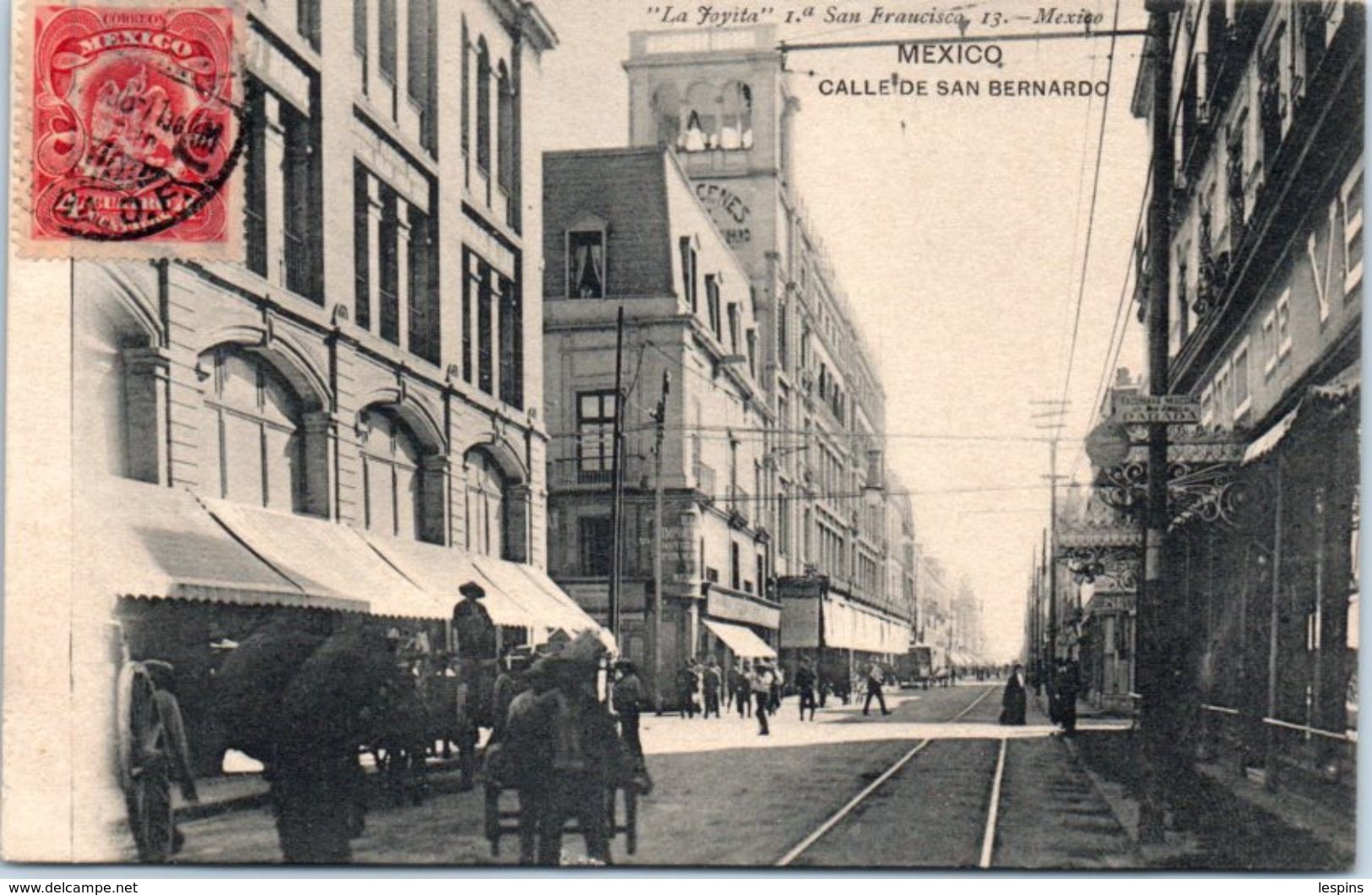 AMERIQUE -- MEXIQUE -- Mexico  - Calle San Bernardo - Mexique