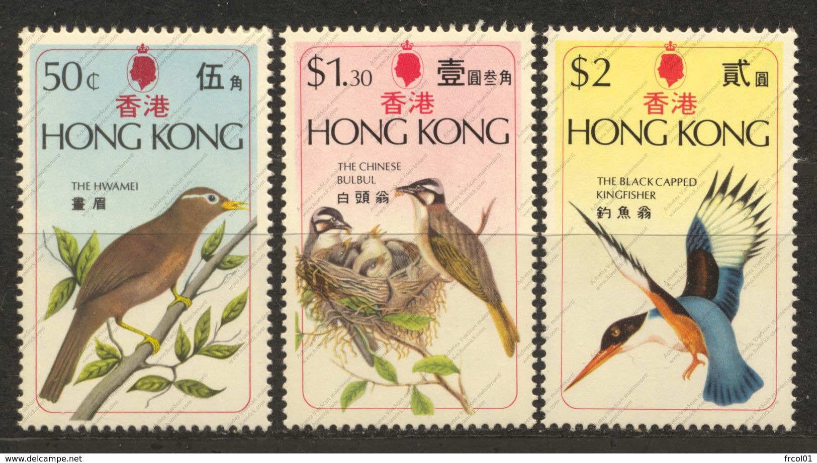 Hong Kong, Yvert 300/302, Scott 306/308, MNH - Unused Stamps