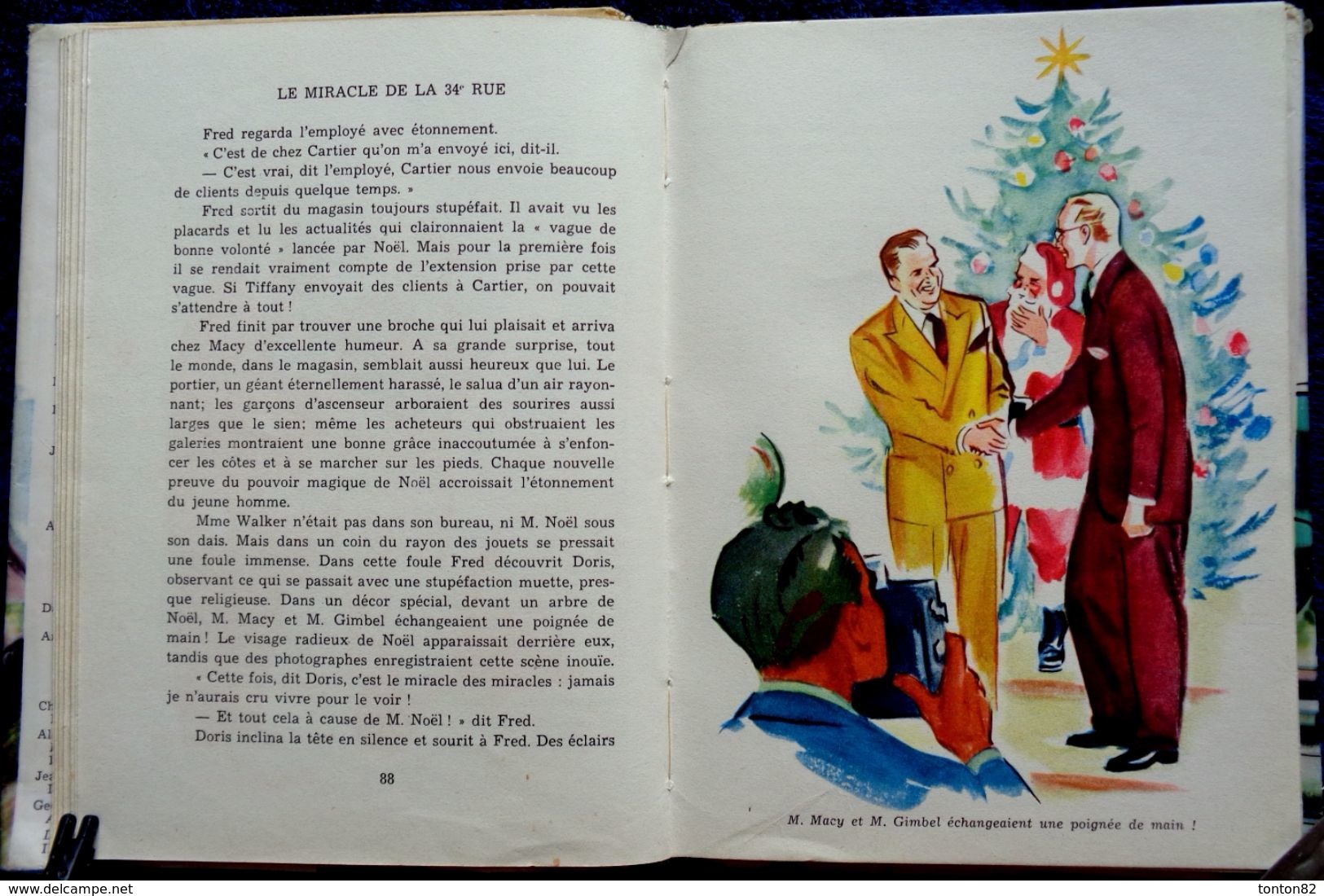 Valentine Davies - Le Miracle De La 34e Rue - Idéal-Bibliothèque / Hachette  - ( 1953 ) . - Ideal Bibliotheque
