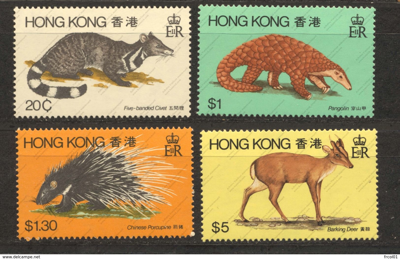 Hong Kong, Yvert 378/381, Scott 384/387, MNH - Unused Stamps