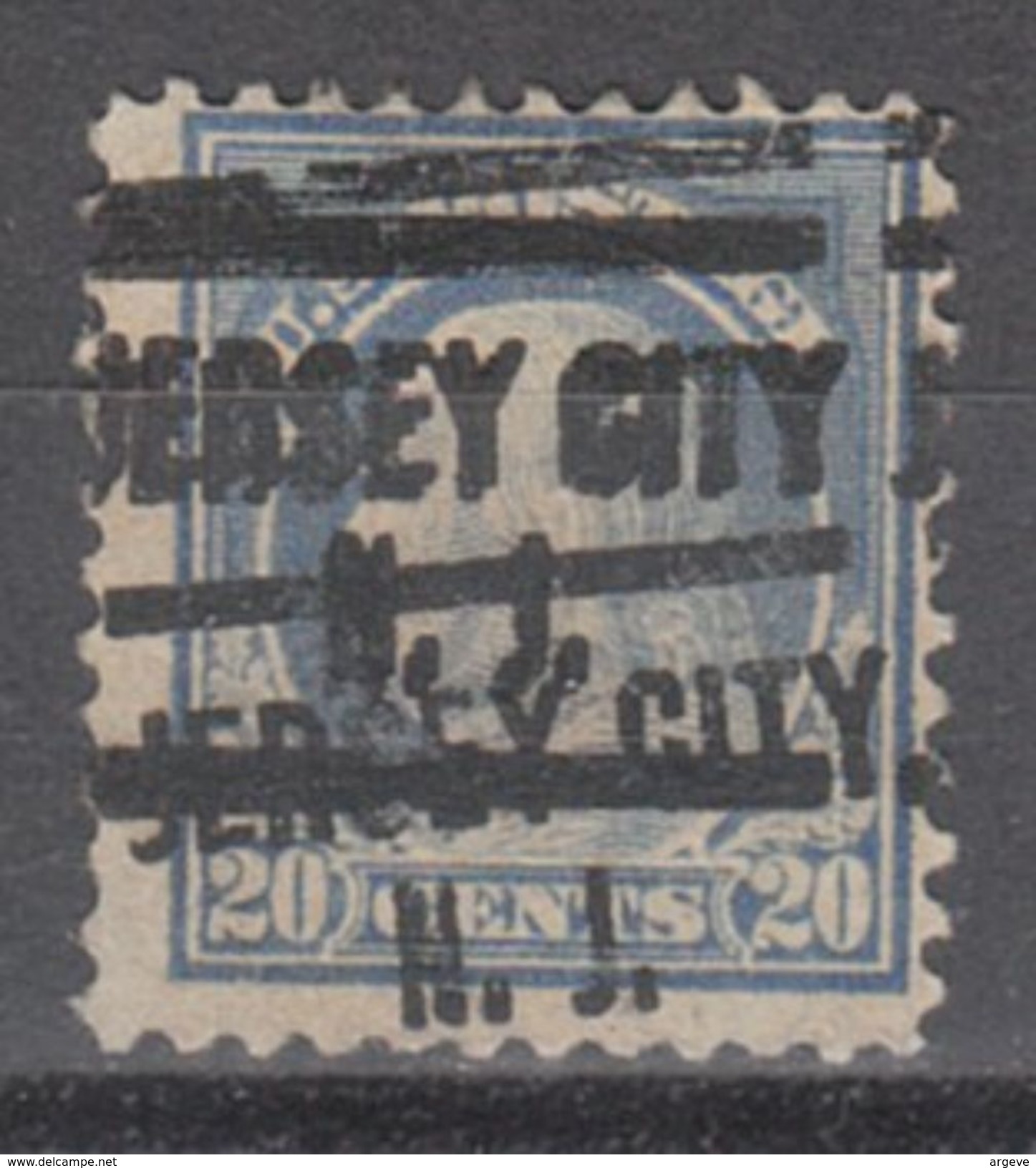 USA Precancel Vorausentwertungen Preo, Locals New Jersey, Jersey City 204, Double, Perf. 11x11 - Precancels