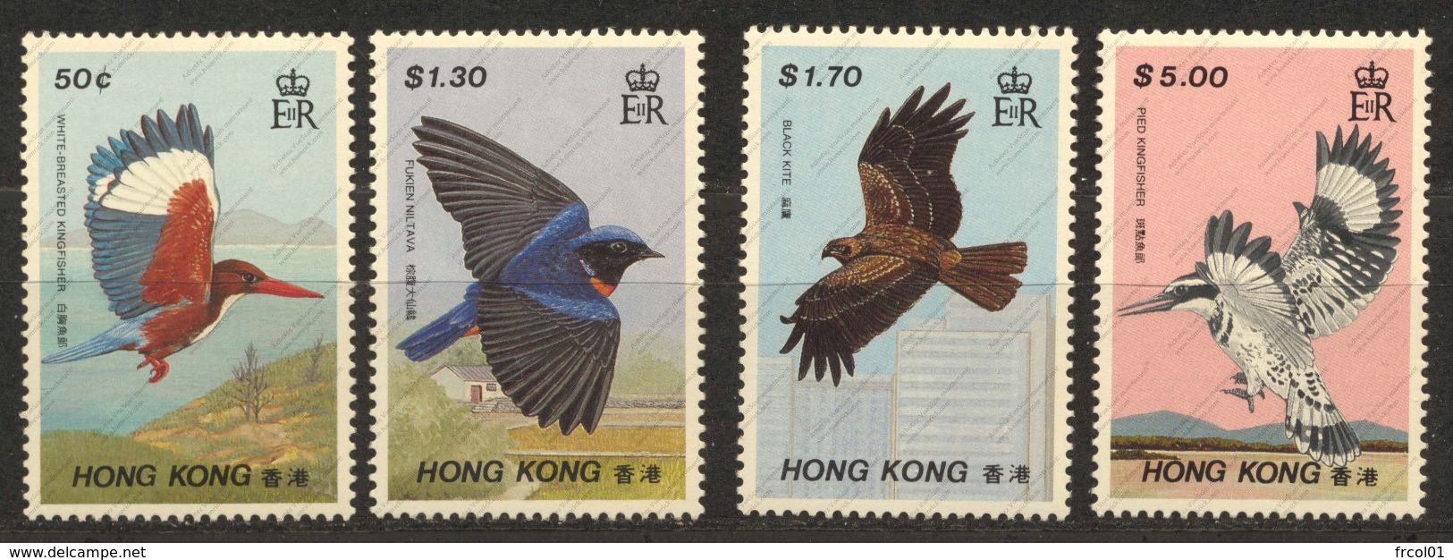 Hong Kong, Yvert 528/531, Scott 519/522, MNH - Unused Stamps