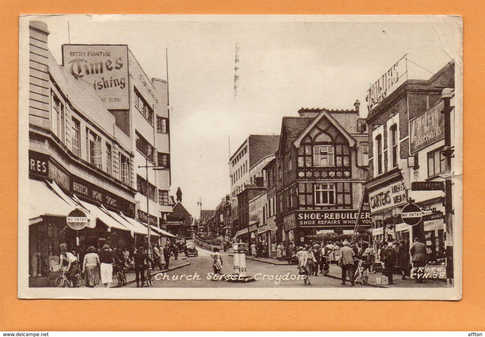 Croydon UK1940 Postcard - Londen - Buitenwijken