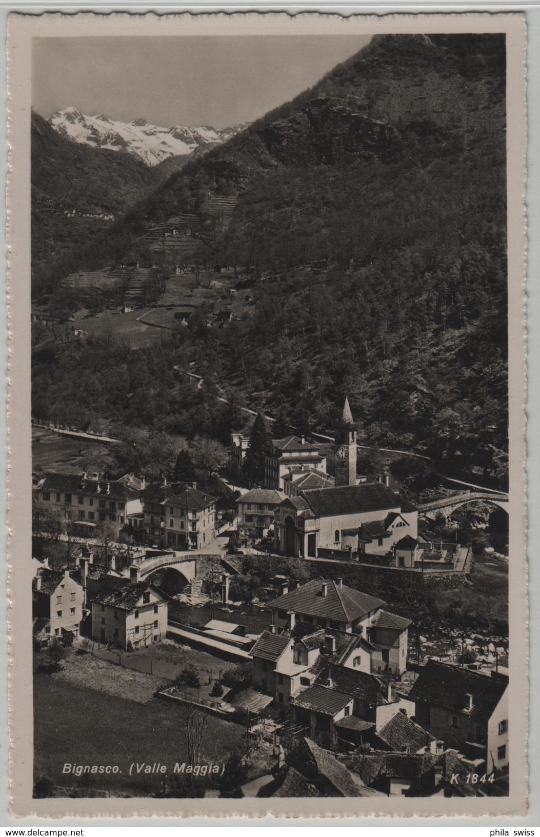 Bignasco (Valle Maggia) - Photo: E. Steinemann - Maggia