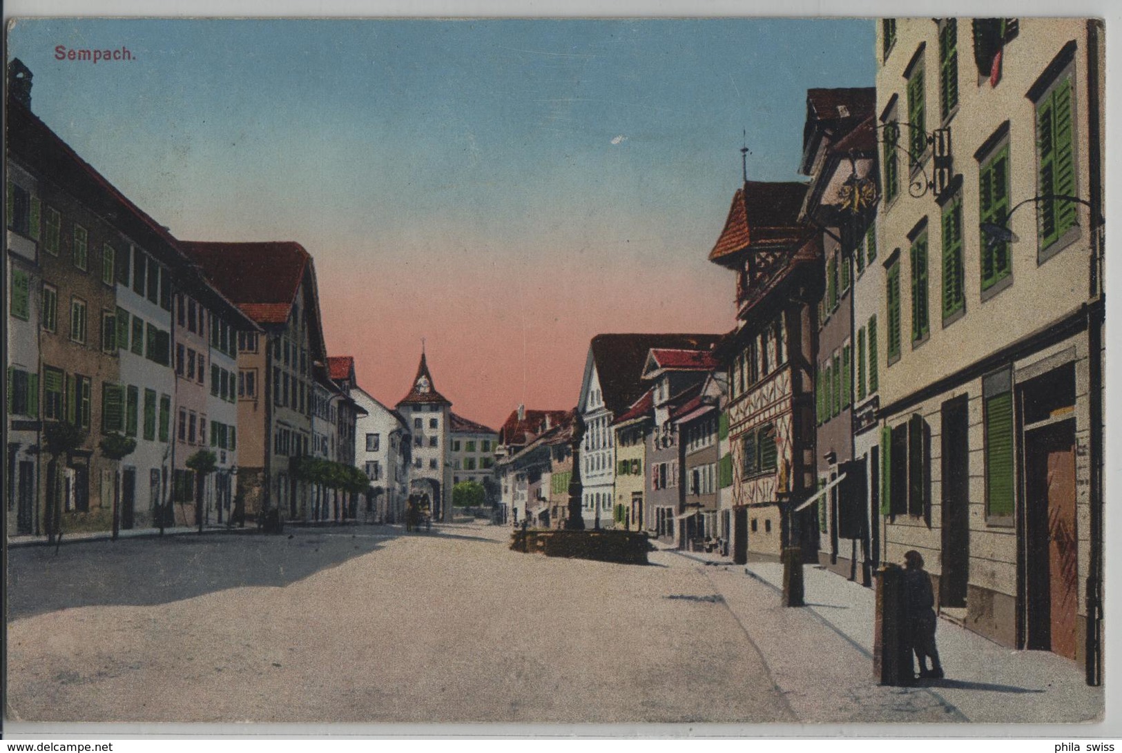 Sempach - Stadtpartie, Animee - Photo: Globetrotter - Sempach