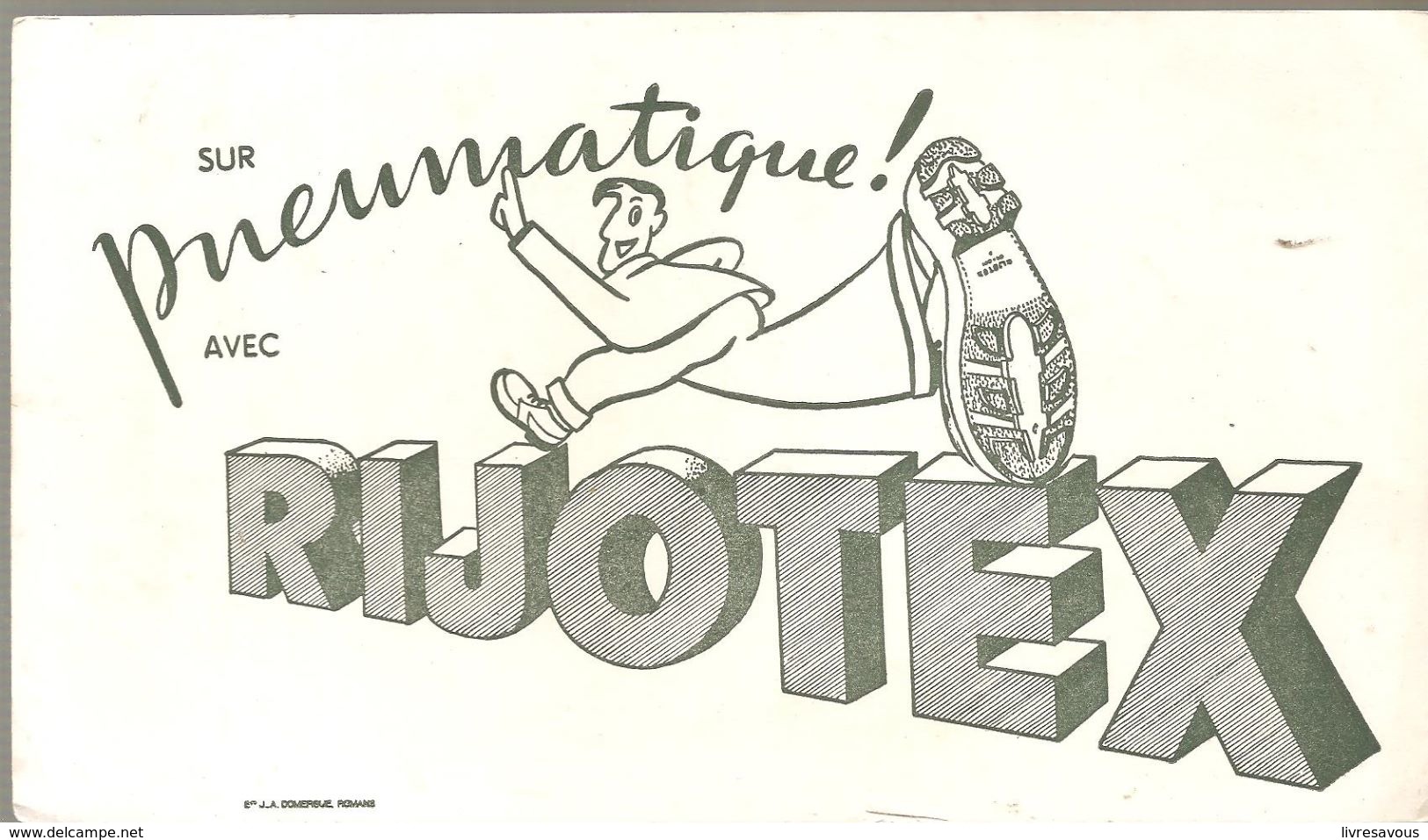 Buvard RIJOTEX Sur Pneumatique Avec RIJOTEX - Chaussures