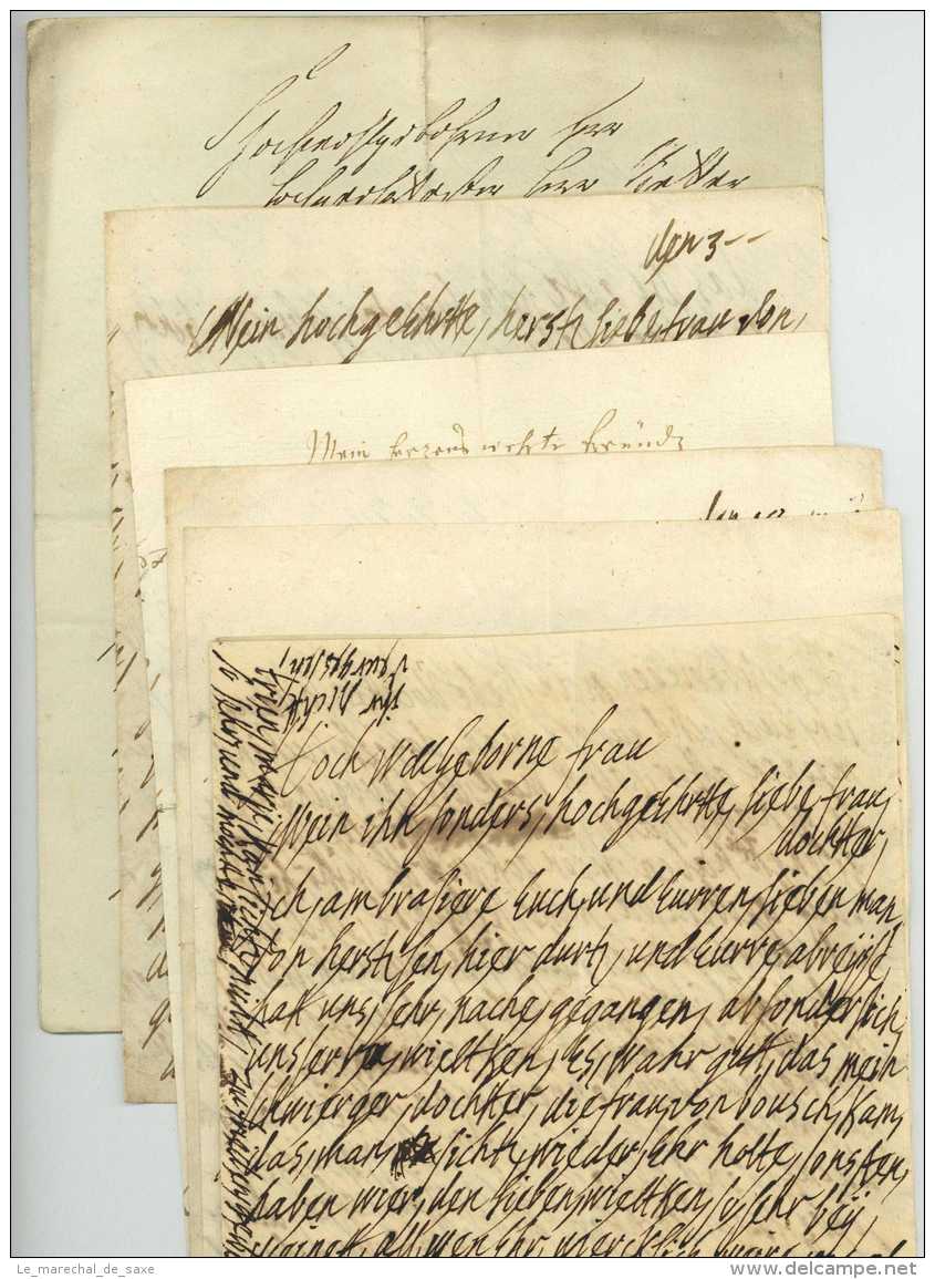 VON DEM BUSSCHE (1726-1794) General Hannover Offelten Preussisch Oldendorf Kobrinck Dincklage Konvolut - Documents Historiques
