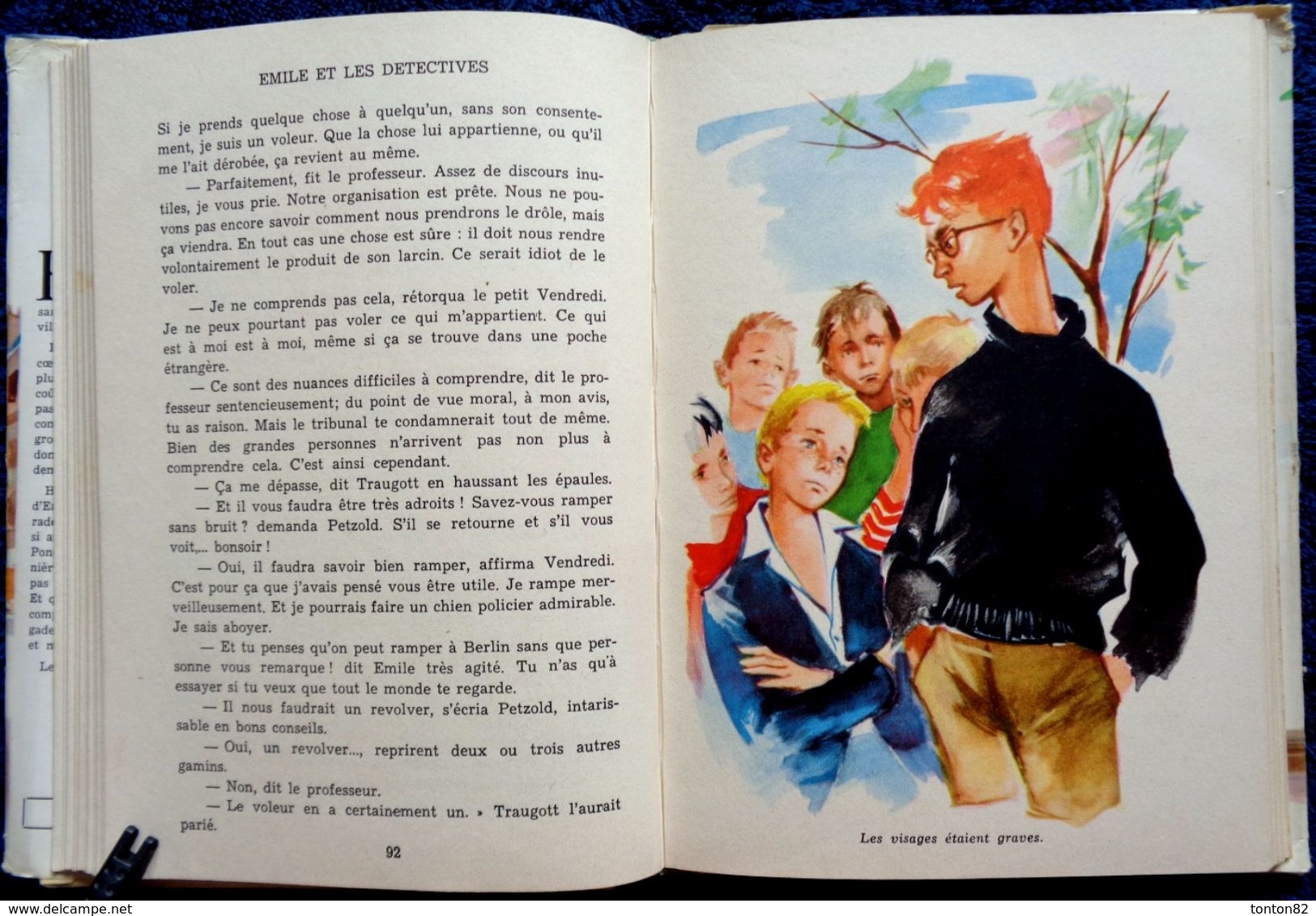 Erich Kaestner - Émile Et Les Détectives - Idéal-Bibliothèque / Hachette  - ( 1955 ) . - Ideal Bibliotheque