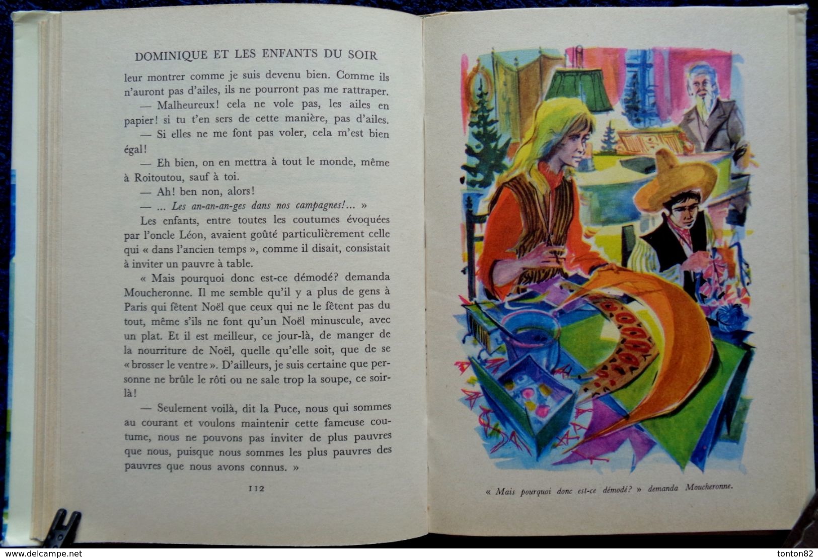 Mine Orange - Dominique Et Les Enfants Du Soir - Idéal-Bibliothèque / Hachette  - ( 1958 ) . - Ideal Bibliotheque