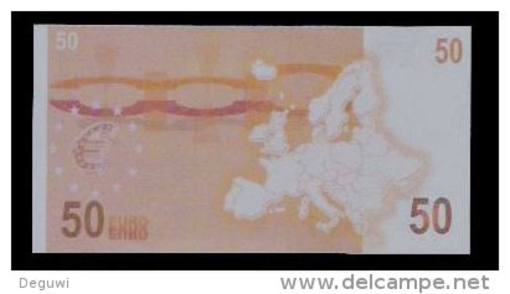 Test Note, Hersteller "SP" 50 EURO, Testnote, Beids. Druck, RRRR, UNC, 120 X 62 Mm - Other & Unclassified