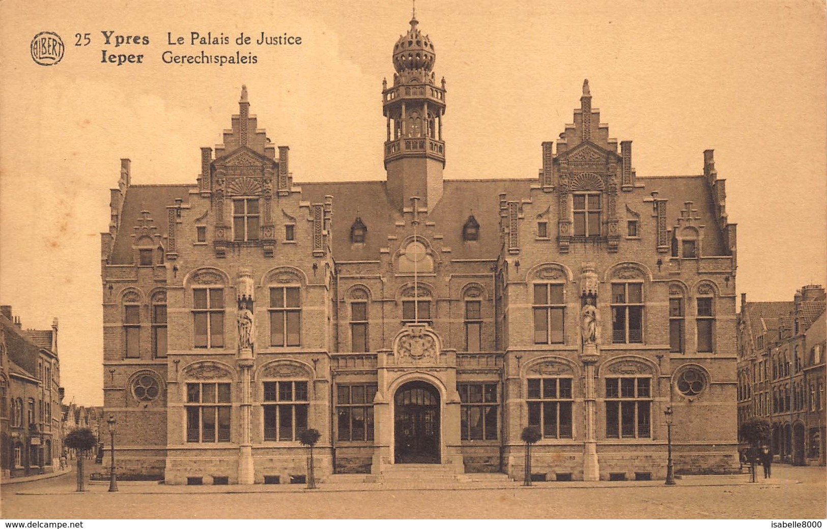 Ieper  Ypres   Justitiepaleis  Le Palais De Justice    I 1653 - Ieper