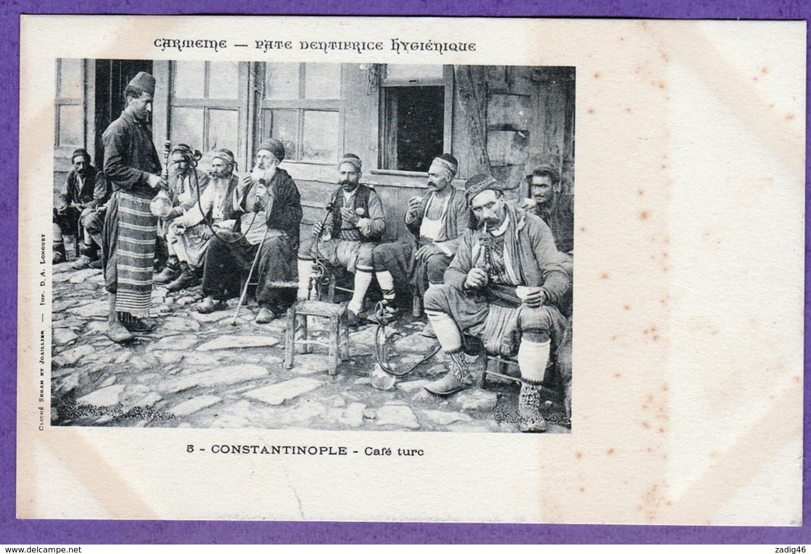 5 - CONSTANTINOPLE - CAFE TURC - Turquie