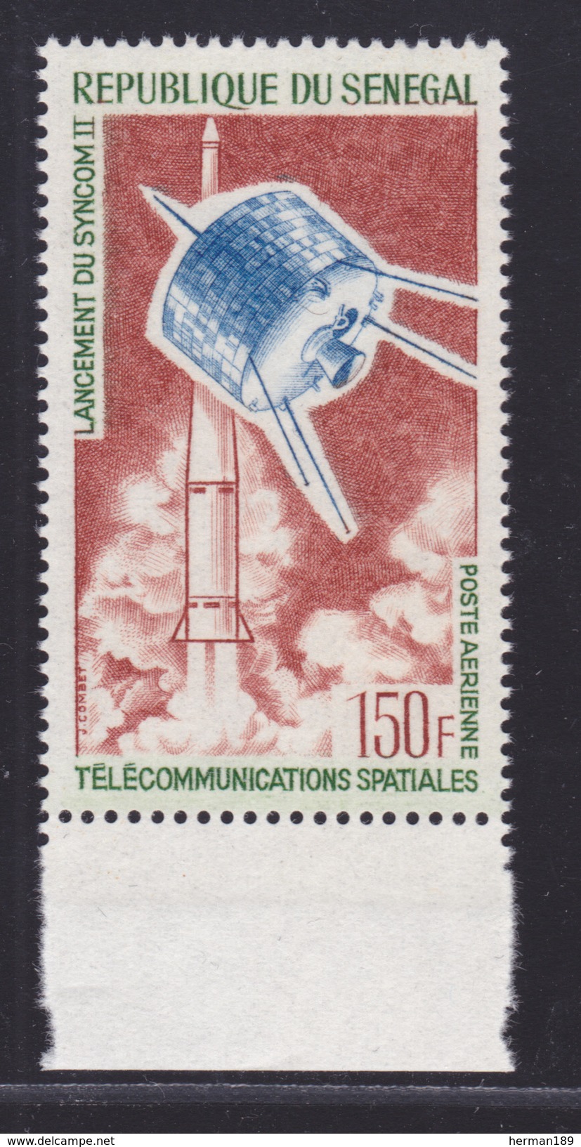 SENEGAL AERIENS N°   45 ** MNH Neuf Sans Charnière, TB (D0039) Télécommunications Spatiales - 1964 - Senegal (1960-...)