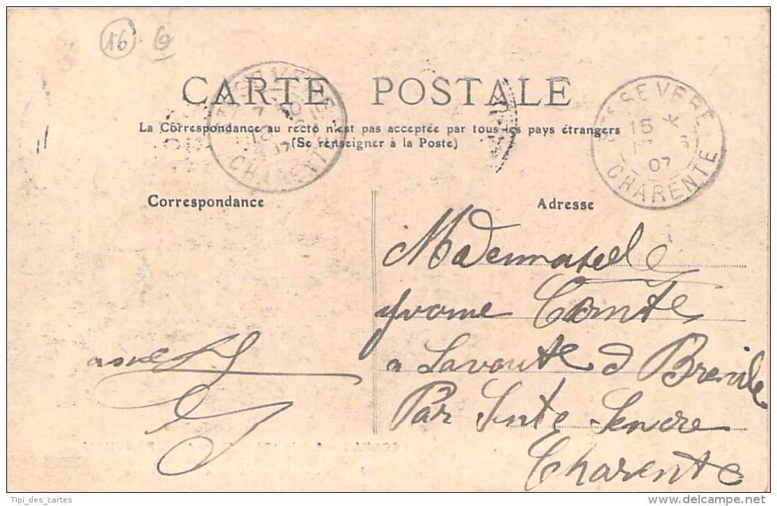 16 - Cognac - 9 Juin 1907 Visite De M. Barthou Ministre Des Travaux Publics, Le Cortège Sur L'Avenue De La Gare - Cognac