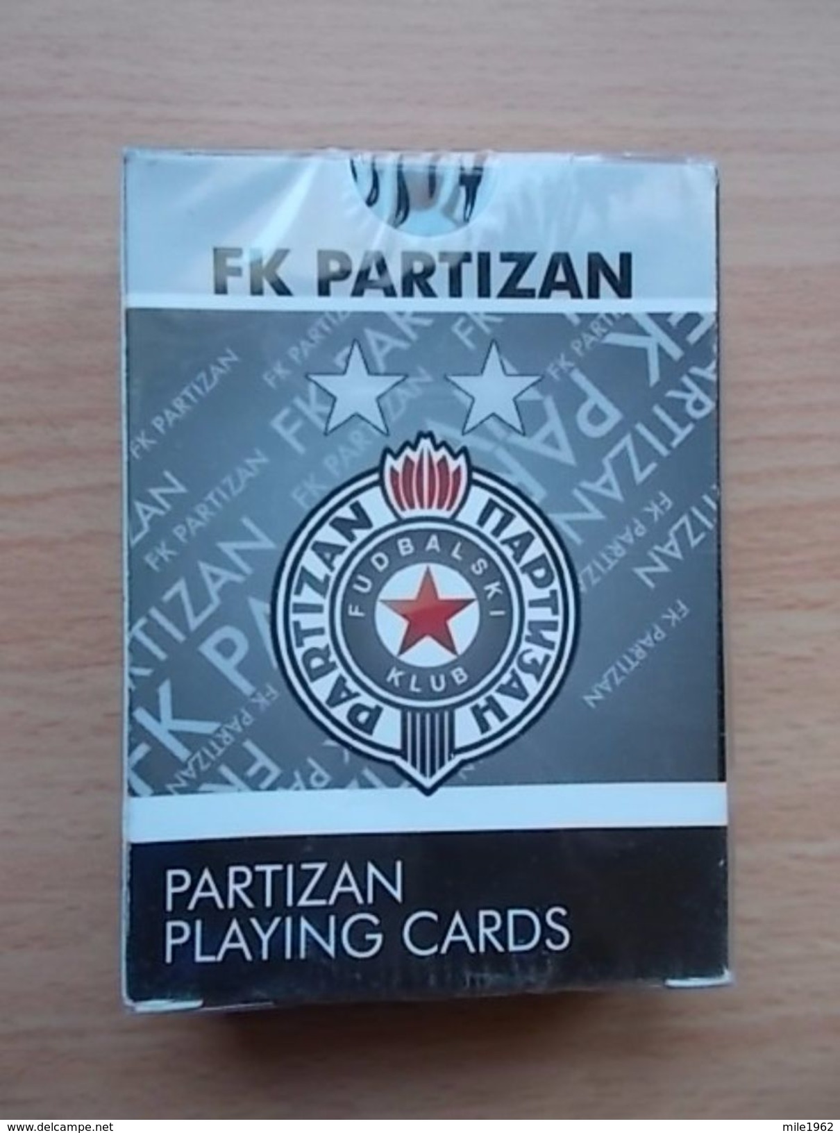 FOOTBALL CLUB PARTIZAN, BELGRADE, SERBIA, ORIGINAL PLAYING CARDS, Cartes à Jouer, ORIGINAL PACK - Playing Cards (classic)