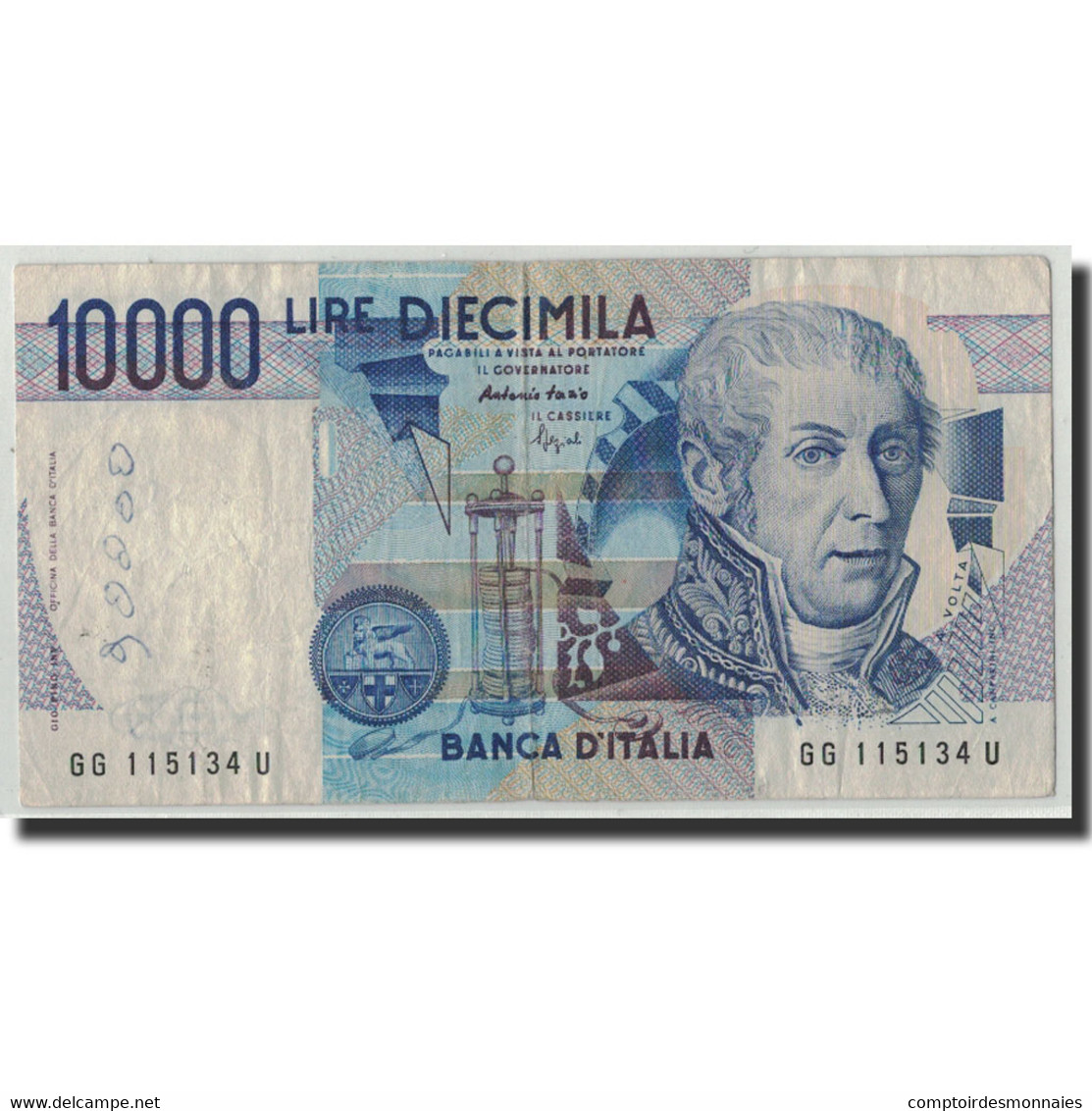 Billet, Italie, 10,000 Lire, 1984, 1984-09-03, KM:112c, TB - 10000 Lire