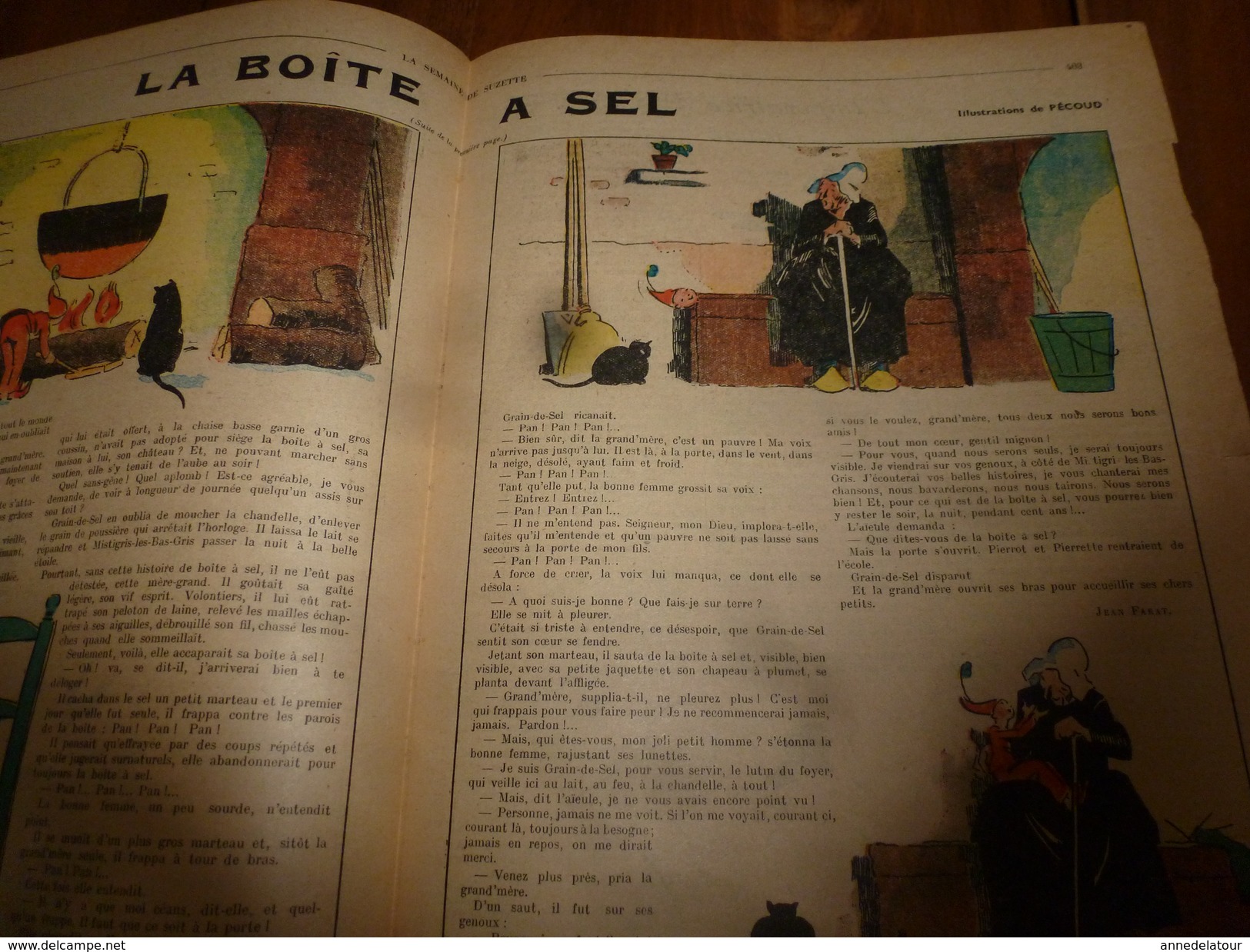 1949 LSDS  (La Semaine De Suzette) : Conte De La VIEILLE BARQUE ; Etc - La Semaine De Suzette