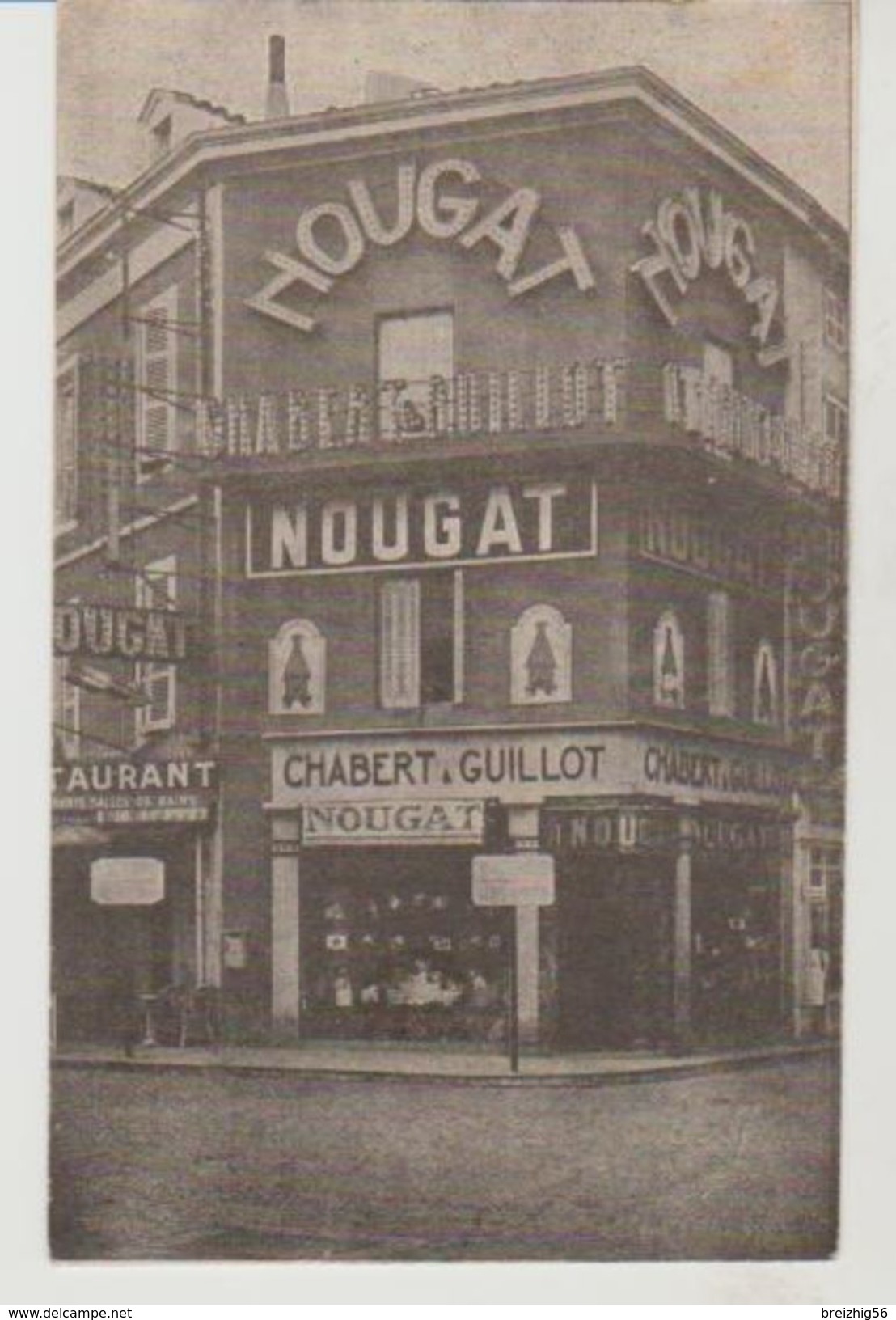 Drôme MONTELIMAR CPA Publicitaire. Maison Chabert-Guillot Nougat Rue Dd'Aygu Gérant F. Patiant - Montelimar