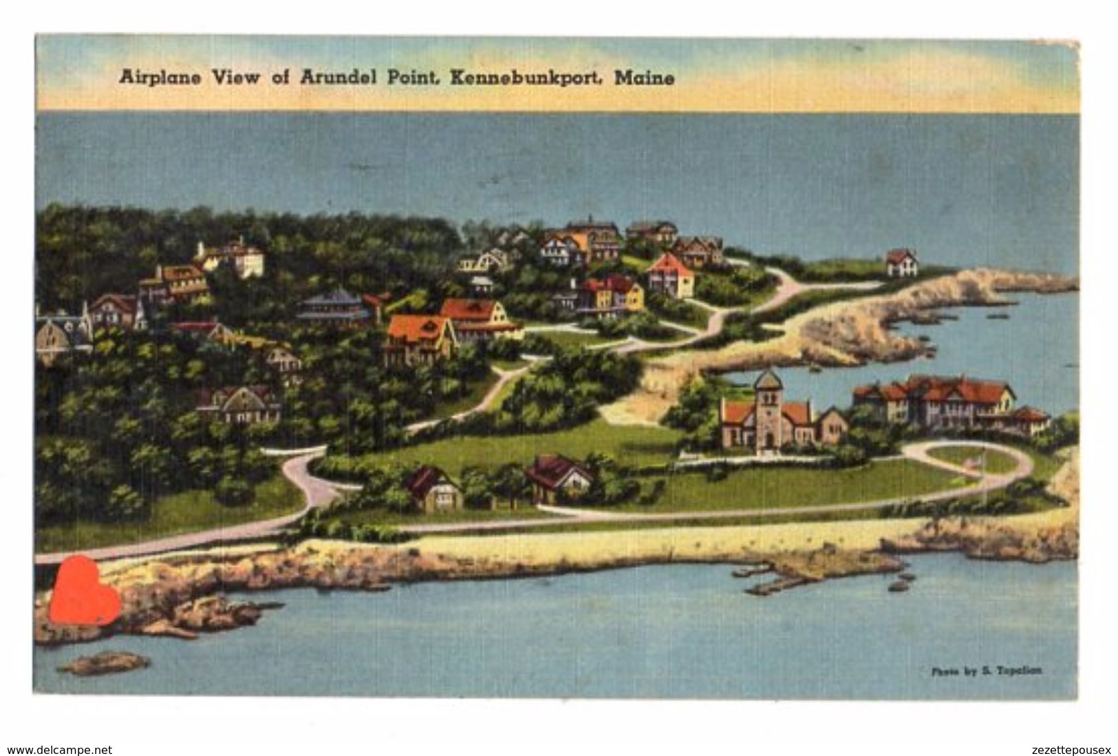 38169-ZE-ETATS UNIS-Airplane View Of Arundel Point.Kennebunkport,Maine - Kennebunkport