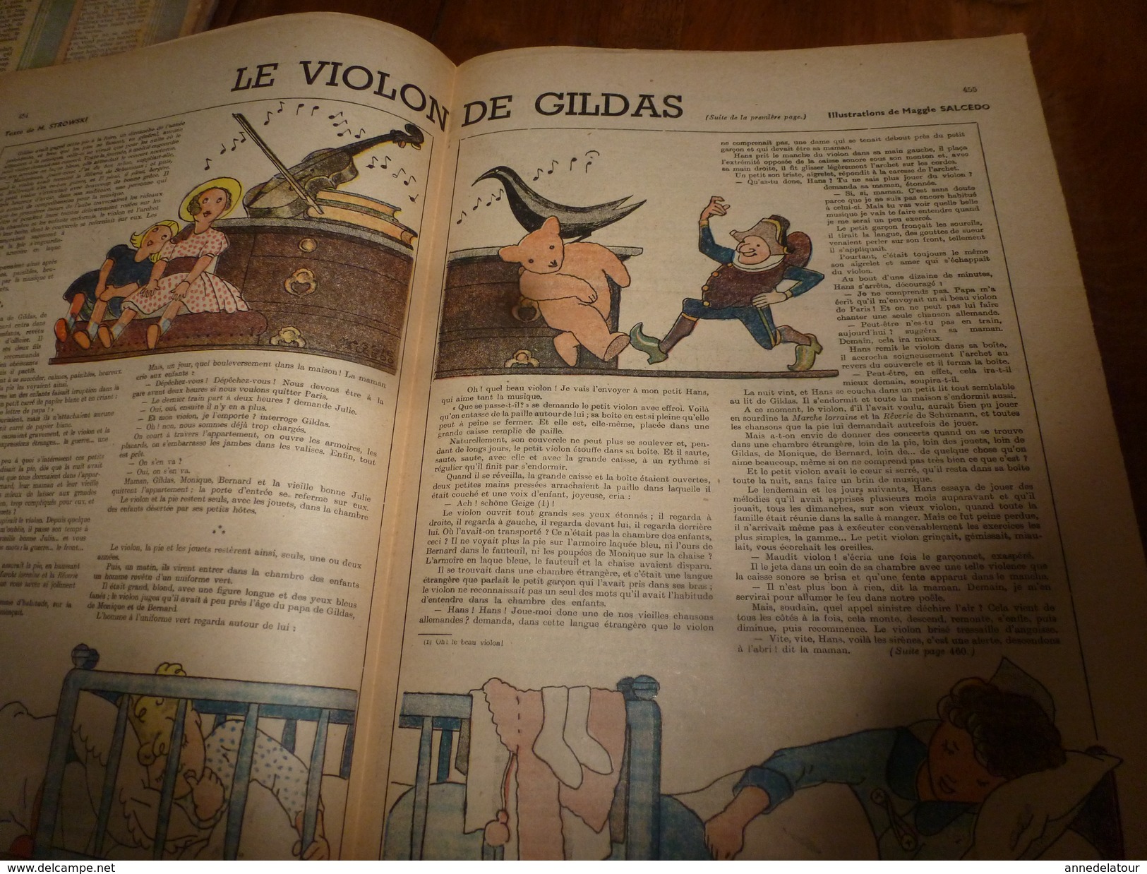 1948 LSDS  (La Semaine De Suzette) : Le VIOLON De Gildas ; Le Théâtre En France Au Moyen-Âge ; Etc - La Semaine De Suzette