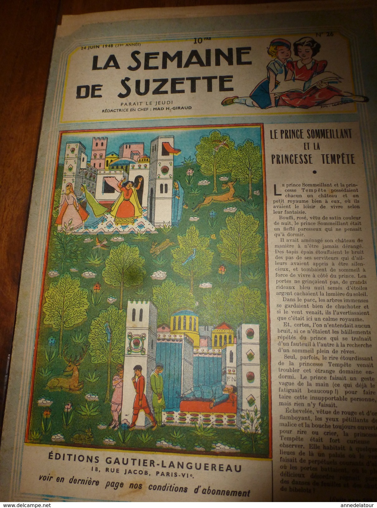 1948 LSDS  (La Semaine De Suzette) :Les PAPILLONS Et Aménagement D'une Collection; Etc - La Semaine De Suzette