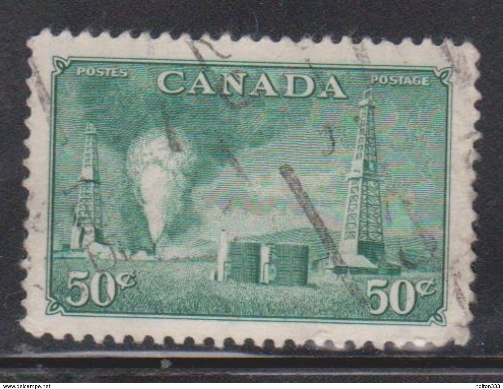 CANADA Scott # 294 Used - KGVI Oil Industry - Usati