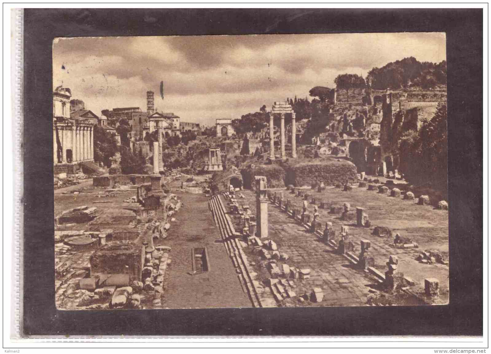 TEM12997  -    ROMA, Foro Romano   /  VIAGGIATA 2.11.1950 - 1946-60: Poststempel