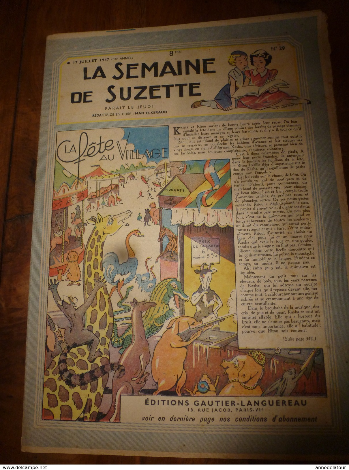 1947 LSDS  (La Semaine De Suzette) :  SCOUTISME En Pièces Détachées (une équipe De CIGOGNES)  ; Etc - La Semaine De Suzette