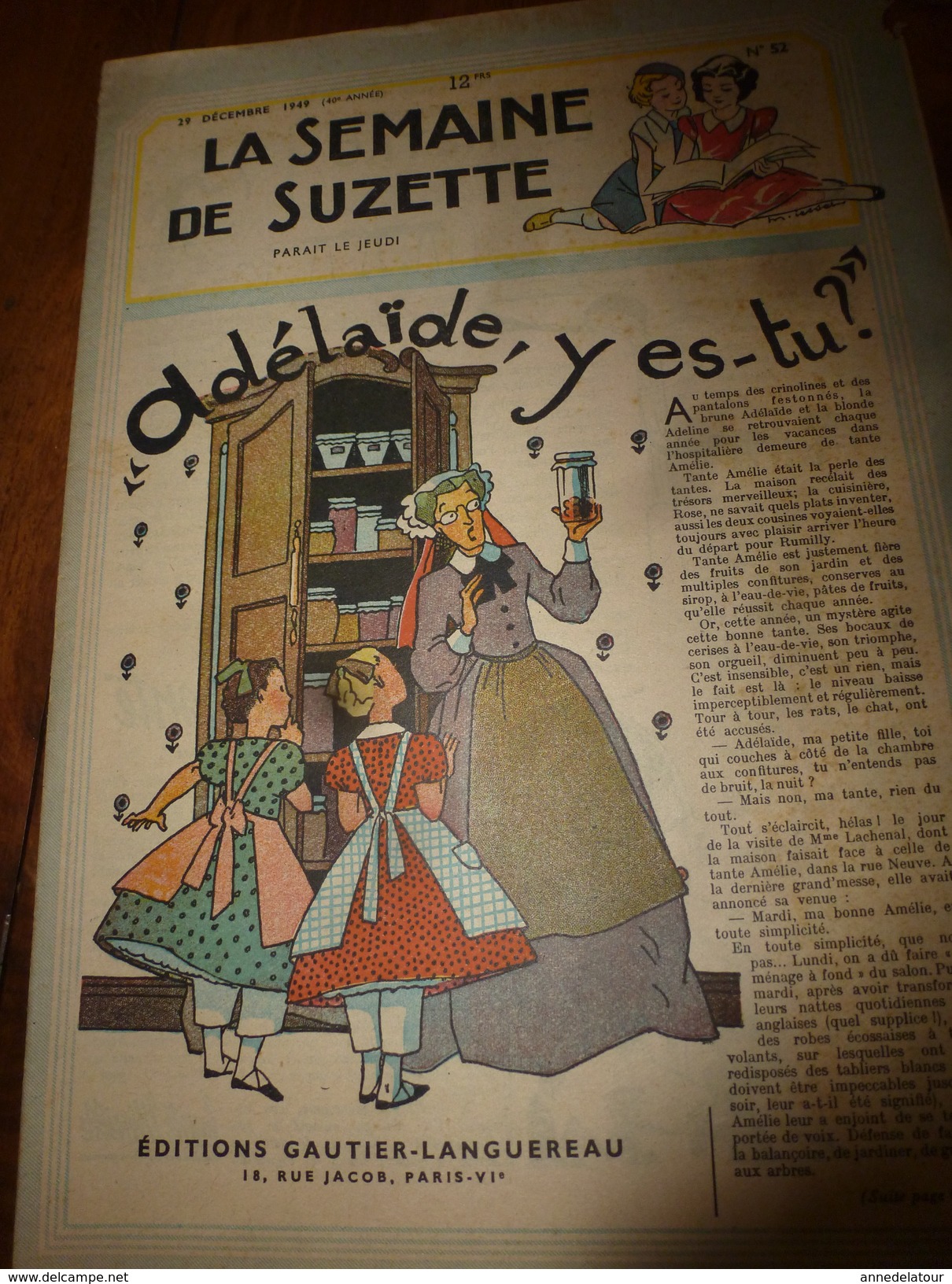 1949 LSDS  (La Semaine De Suzette) :  L'INVITATION SUR LA LANDE ; Etc - La Semaine De Suzette