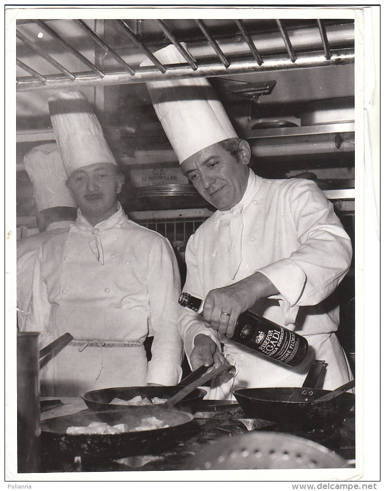 C2099 - FOTOGRAFIA CUOCO - CHEF AIME GUALTIERO - CUCINA - GASTRONOMIA Anni '60 - RISTORANTE CAMBIO TORINO - Mestieri