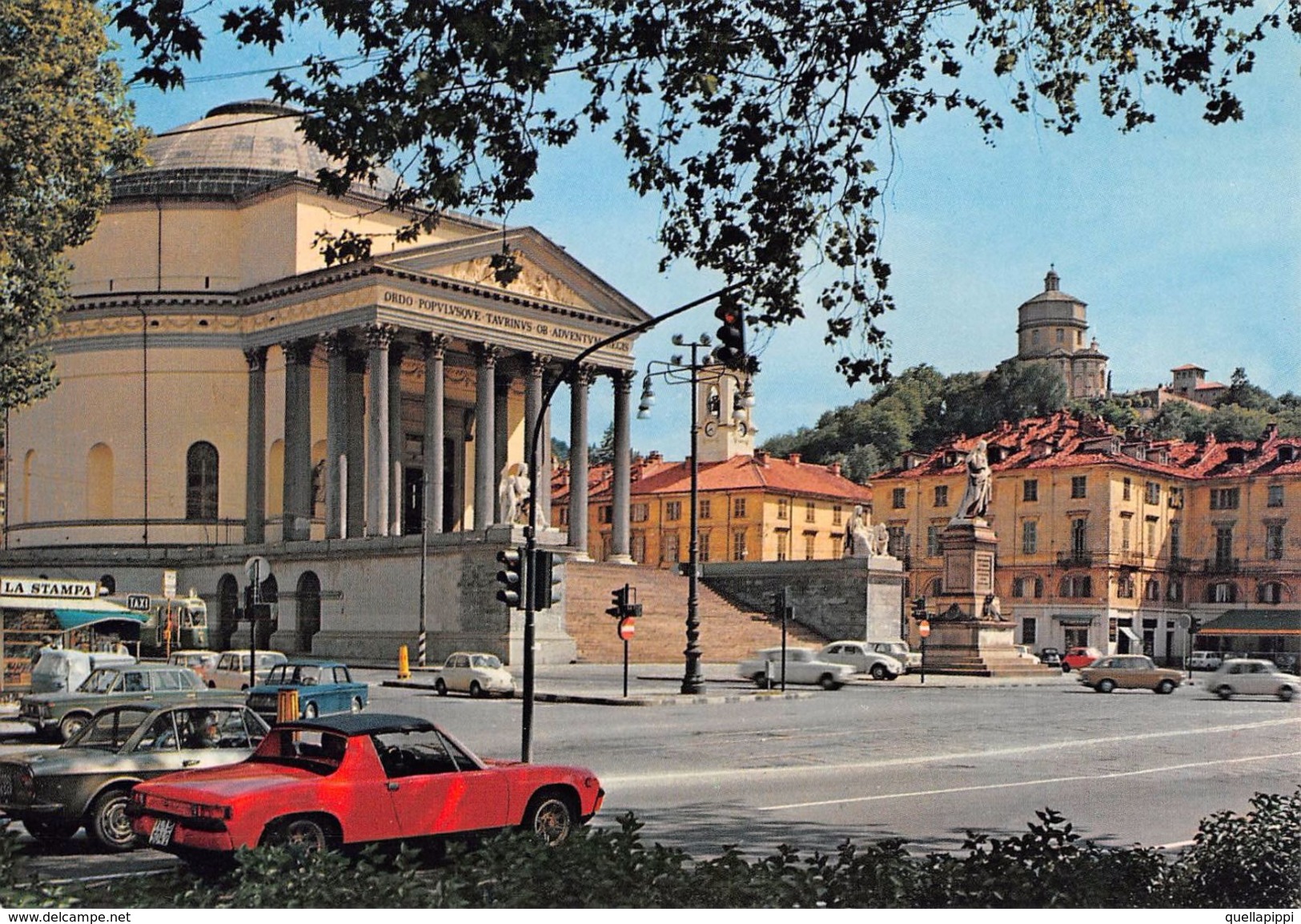 D7004 "TORINO- MONTE DEI CAPUCCINI - GRAN MADRE DI DIO " AUTO, SACAT 475. CART NON SPED - Churches