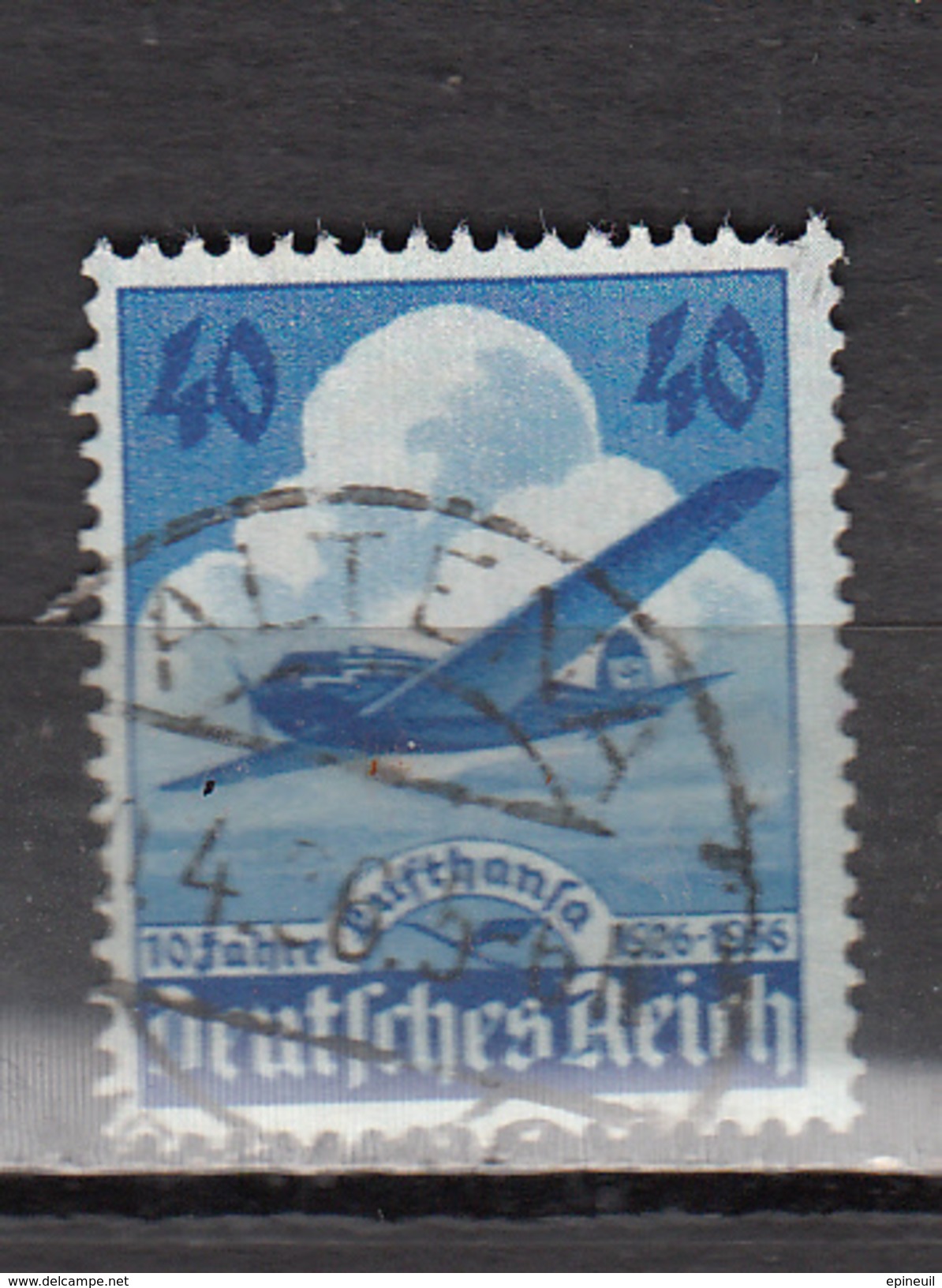 ALLEMAGNE ° 1936 YT N° AVION 54 - Airmail & Zeppelin