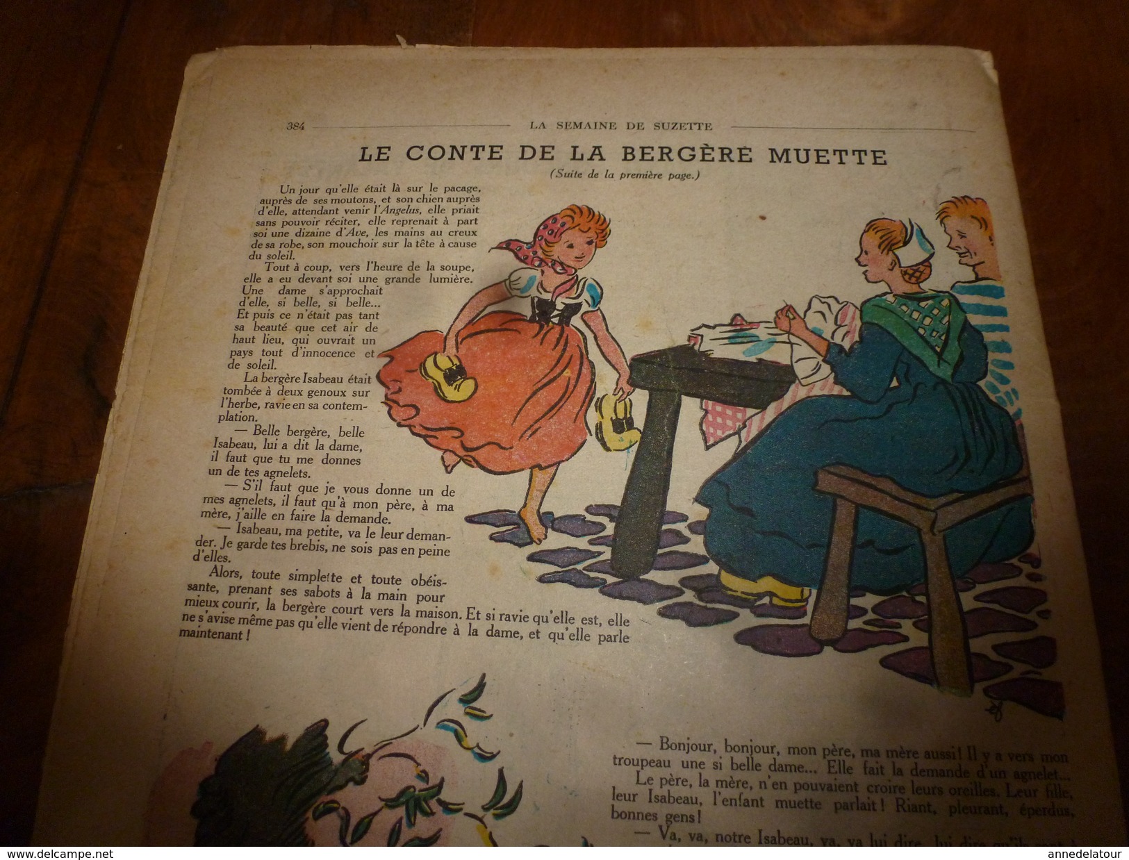 1949 LSDS  (La Semaine De Suzette) :  Le Conte De LA BERGERE MUETTE ; Etc - La Semaine De Suzette