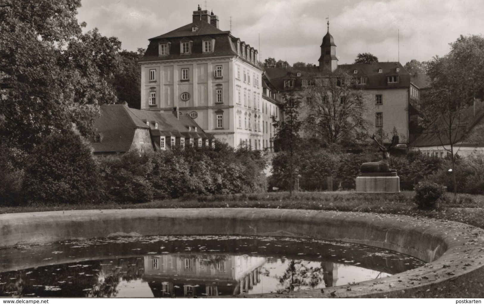 ÄLTERE POSTKARTE SCHLOSS WITTGENSTEIN BAD LAASPHE BASSIN HIRSCH Castle Schloss Chateau AK Cpa Postcard Ansichtskarte - Bad Laasphe