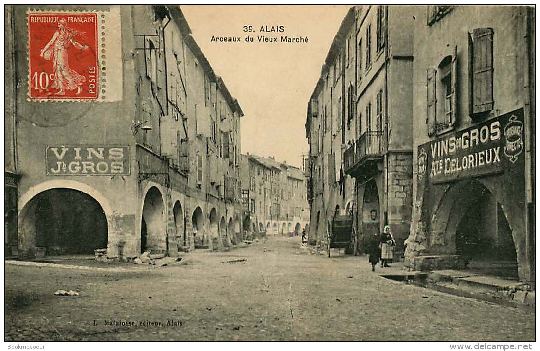 30   ALAIS  ARCEAUX DU VIEUX MARCHE  39 - Alès