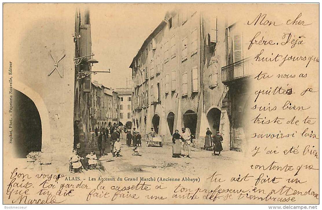 30   ALAIS LES  ARCEAUX DU GRAND  MARCHE  (ANCIENNE ABBAYE) - Alès