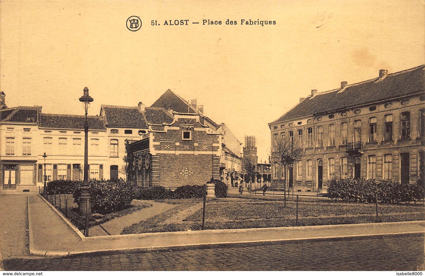 Aalst  Alost   Fabrieksplein   Place Des Fabriques      I 1728 - Aalst