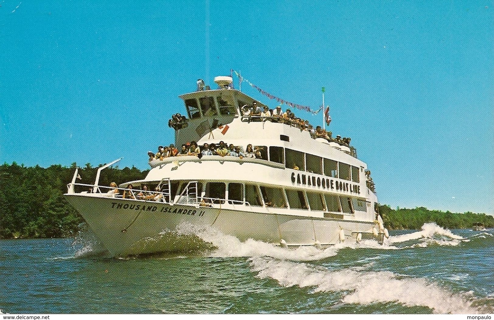 Transport. CPM. Bateaux. Thousand Islander Cruise Boat Gananoque (Ontario, Canada) (ferry, Paquebot) - Altri & Non Classificati