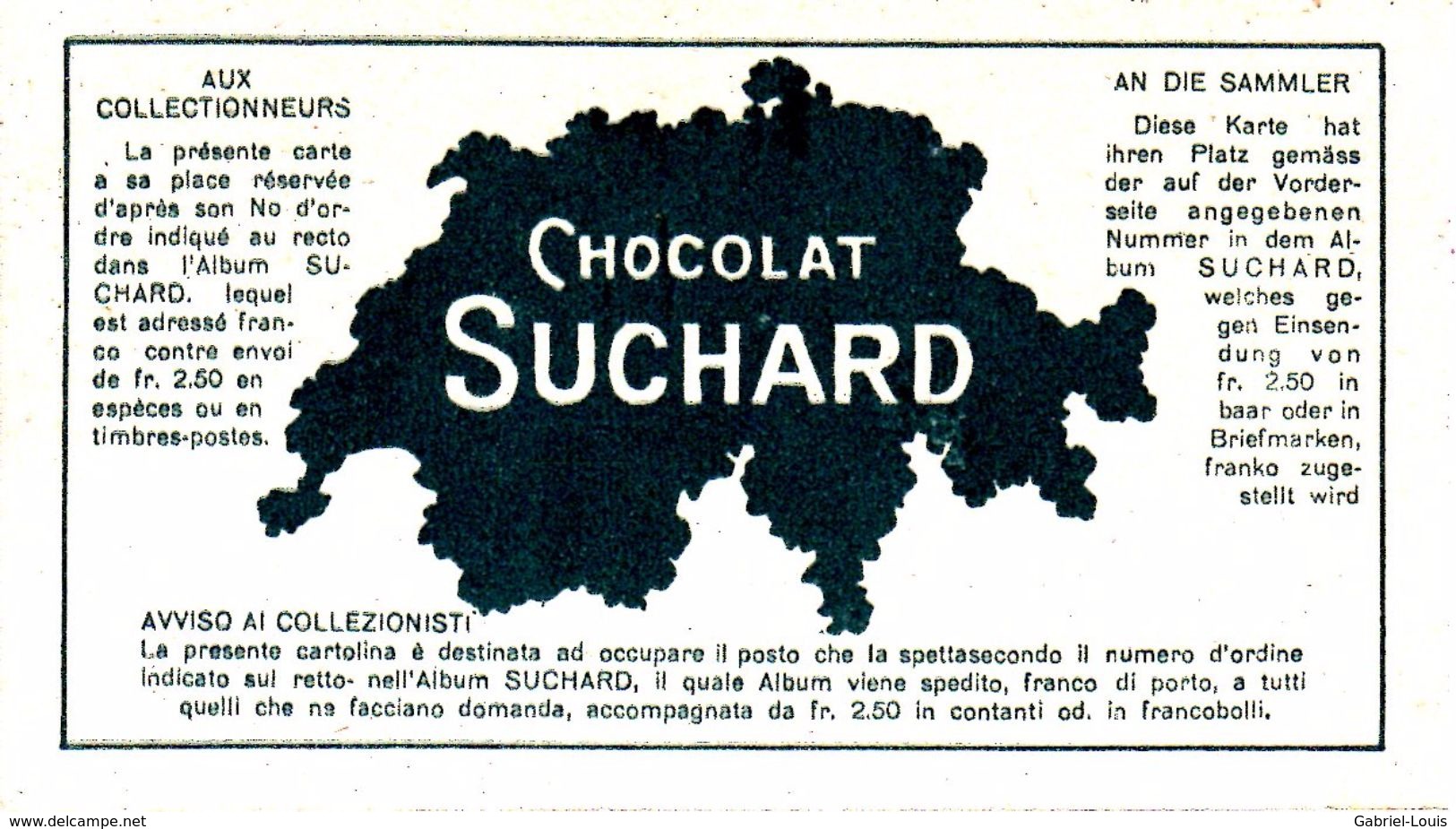 Complet: Album de 216 vignettes - Chocolat SUCHARD - la Suisse Pittoresque - vers 1900 /  Cartes 10.5X6 / Album 32X24