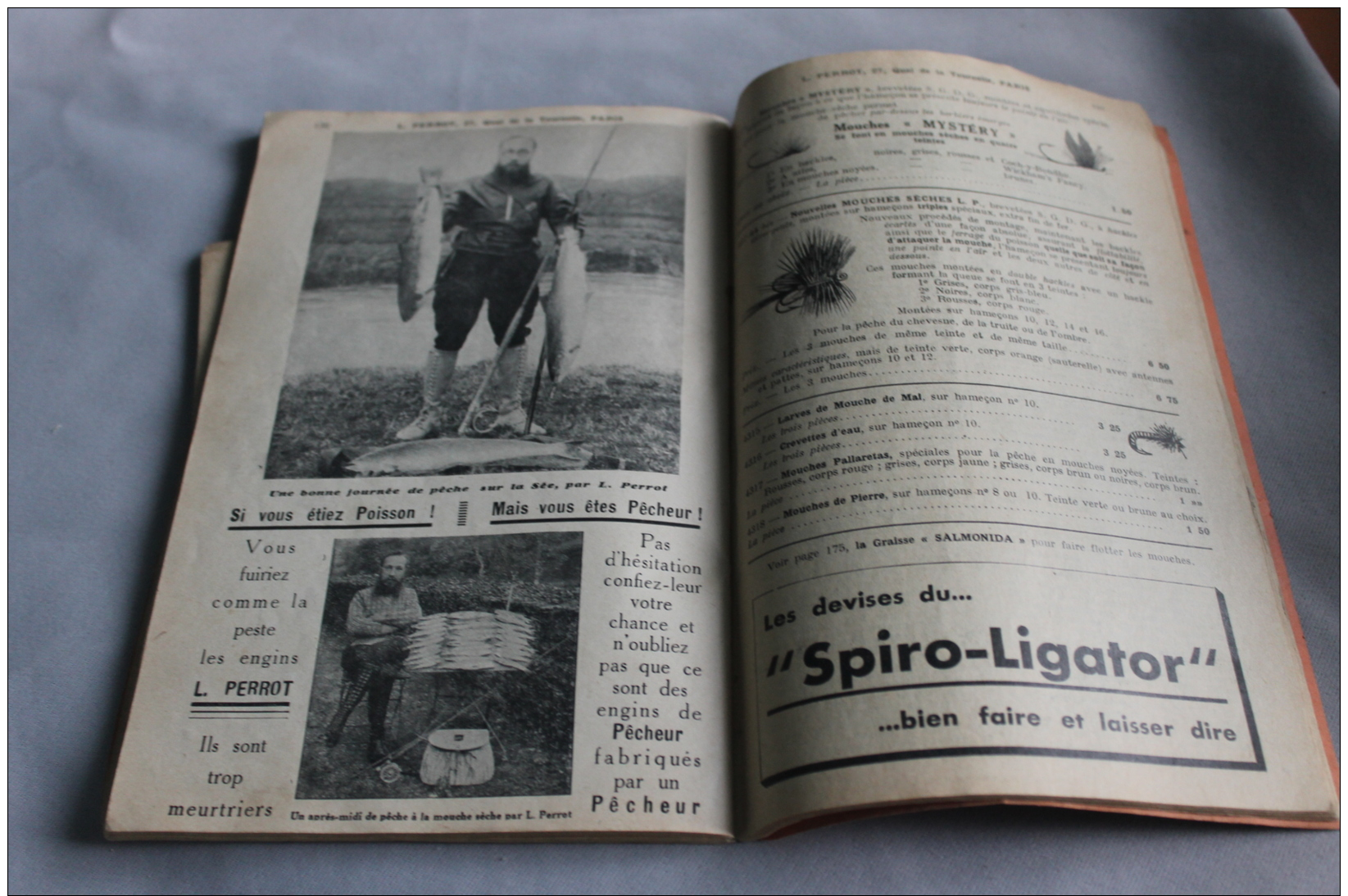 Catalogue De Pêche Perrot 1937 - Pesca