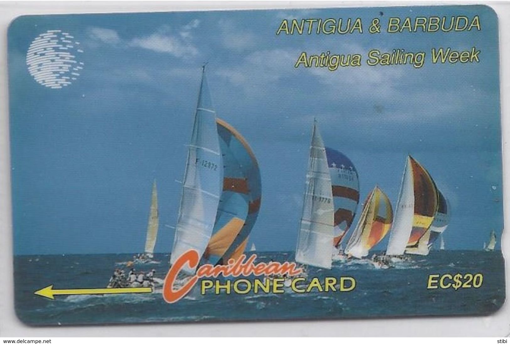 ANTIGUA & BARBUDA - ANTIGUA SAILING WEEK - 13CATB - DIFFERENT BACK SIDE - Antigua And Barbuda