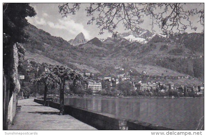 Switzerland Montreux Dent De Jaman Et Rocher-de-Naye Photo - Montreux