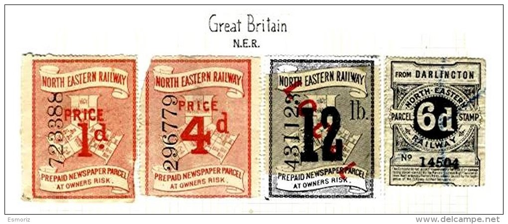 GREAT BRITAIN, Railway Parcels, Used, Ave/F - Ortsausgaben