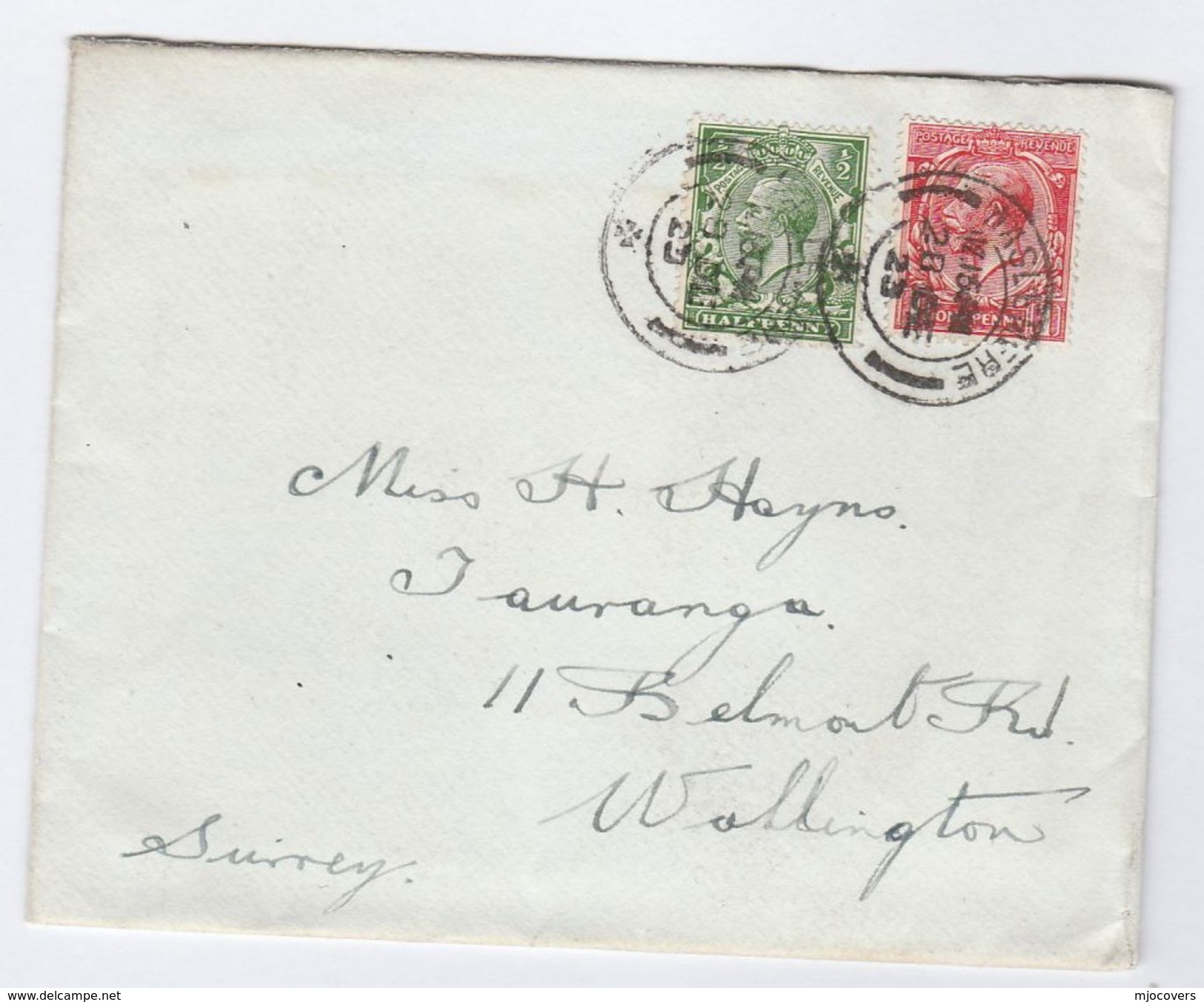 1923 Haslemere GB COVER Gv Stamps Cds - Covers & Documents