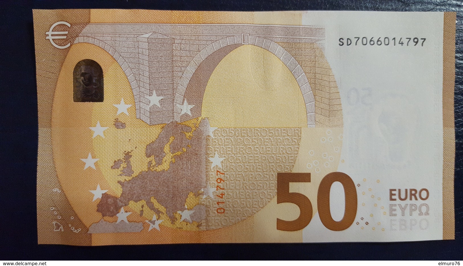 50 EURO S006G2 Italy DRAGHI Serie SD Ch 06 Perfect UNC - 50 Euro