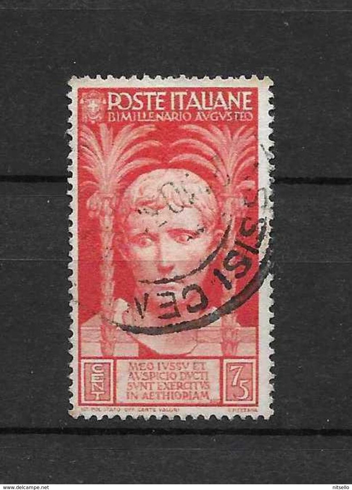 LOTE 1446  ///   (C025) ITALIA  1937  Michel 582 - Scott 383        ¡¡¡¡¡¡ LIQUIDATION !!!!!! - Usados