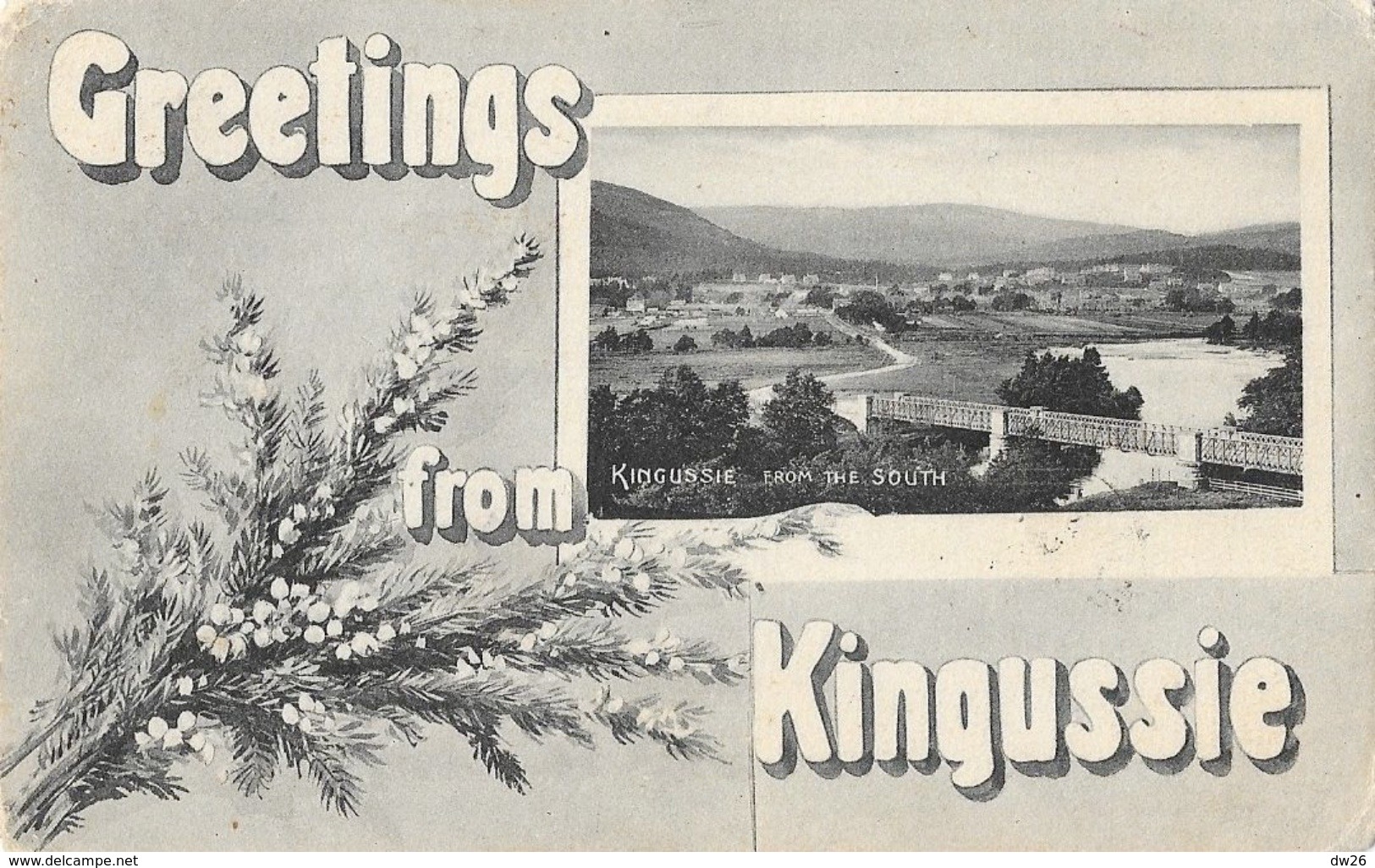 Greetings From Kingussie (Ecosse) - Kingussie From The South - Inverness-shire