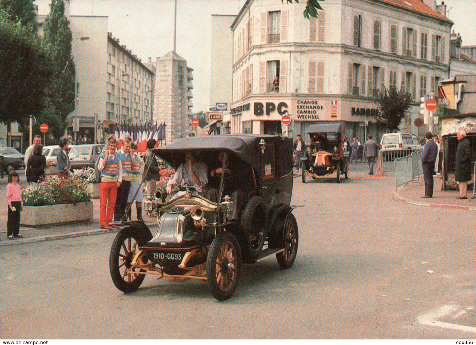 CPSM  AUTOMOBILES TAXI DE LA MARNE à GAGNY Place FOCH - Taxis & Huurvoertuigen